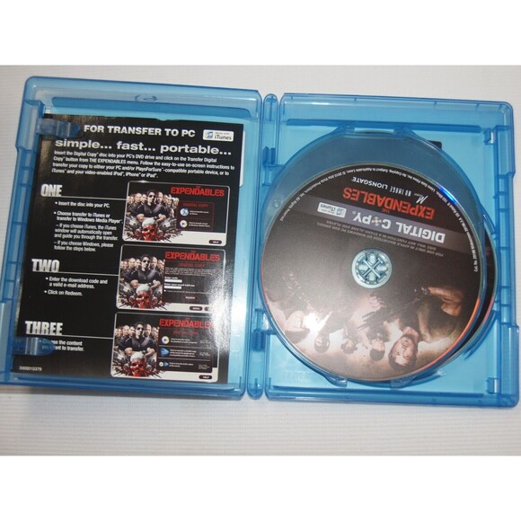 The Expendables Blu-Ray & DVD Stallone, Crews, Rourke, Willis Action Rated R - Picture 3 of 5